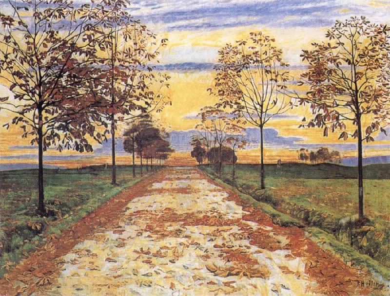 Ferdinand Hodler Autumn Evening